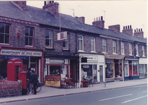 Bishopthorpe Road with Post Office 1984