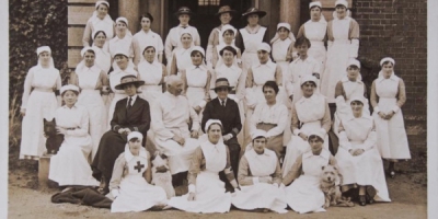 VADs and Staff of Nunthorpe Hall 1918